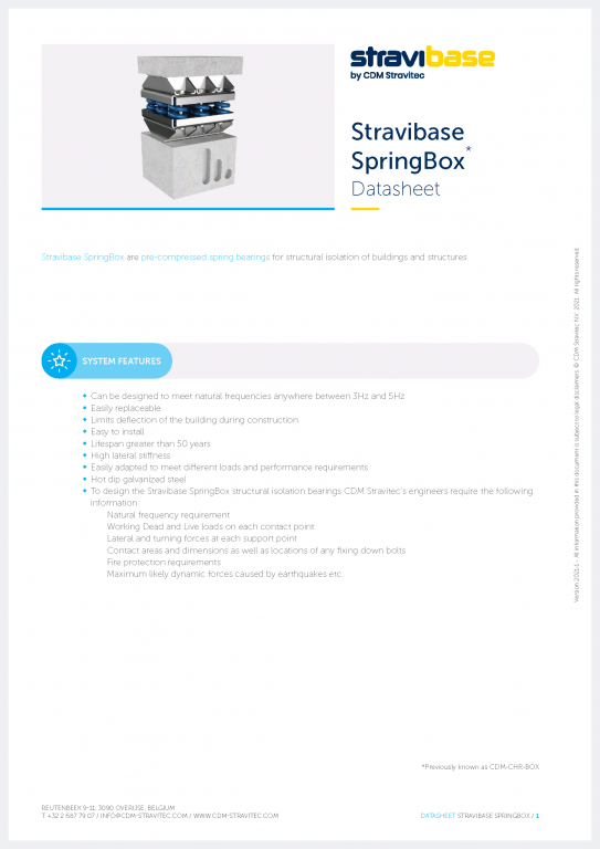 Datasheet - Stravibase SpringBox 