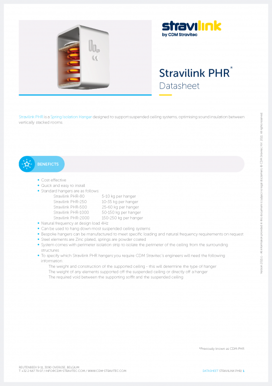 Datasheet - Stravilink PHR (EU)