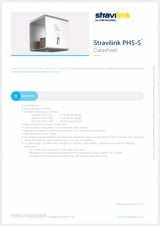 Datasheet - Stravilink PHS-S (EU)