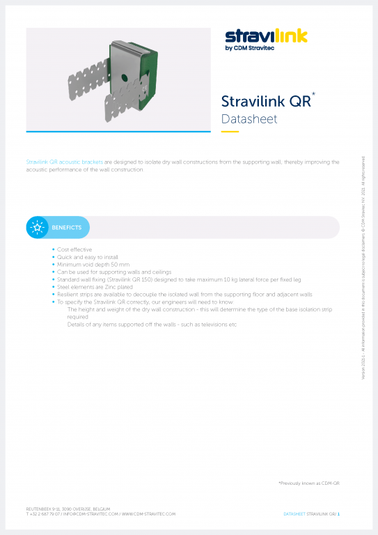 Datasheet - Stravilink QR (EU)