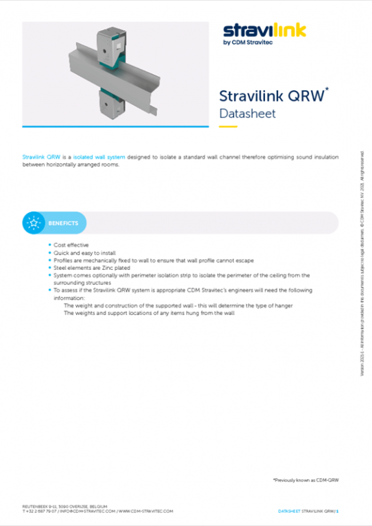 Datasheet - Stravilink QRW (EU)