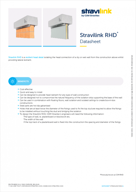 Datasheet - Stravilink RHD (EU)