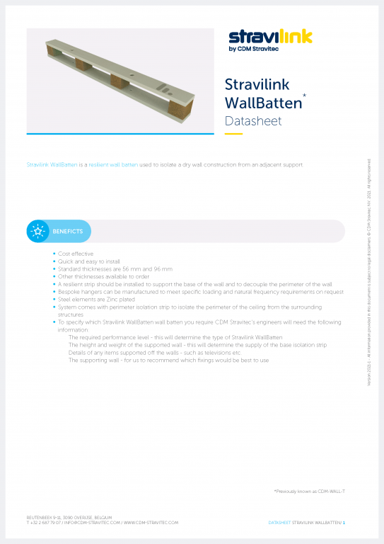 Datasheet - Stravilink WallBatten (EU)