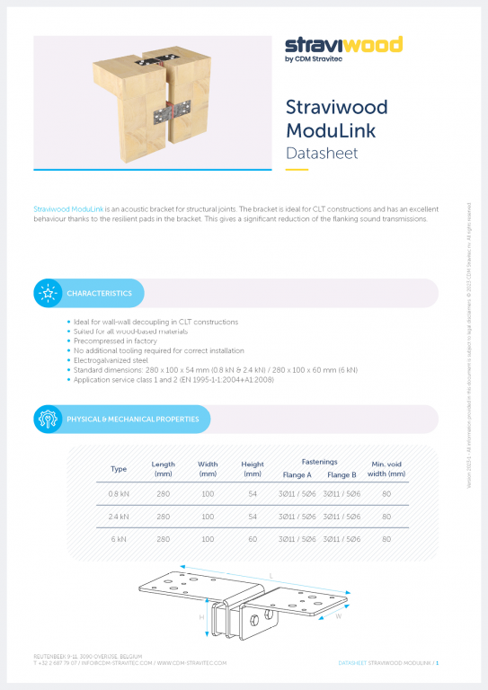 Datasheet - Straviwood ModuLink (EU)