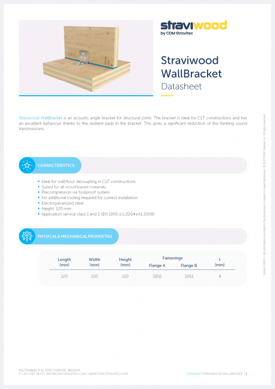Datasheet - Straviwood WallBracket (EU)