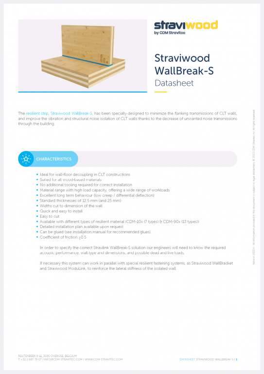 Datasheet - Straviwood WallBreak-S (EU)