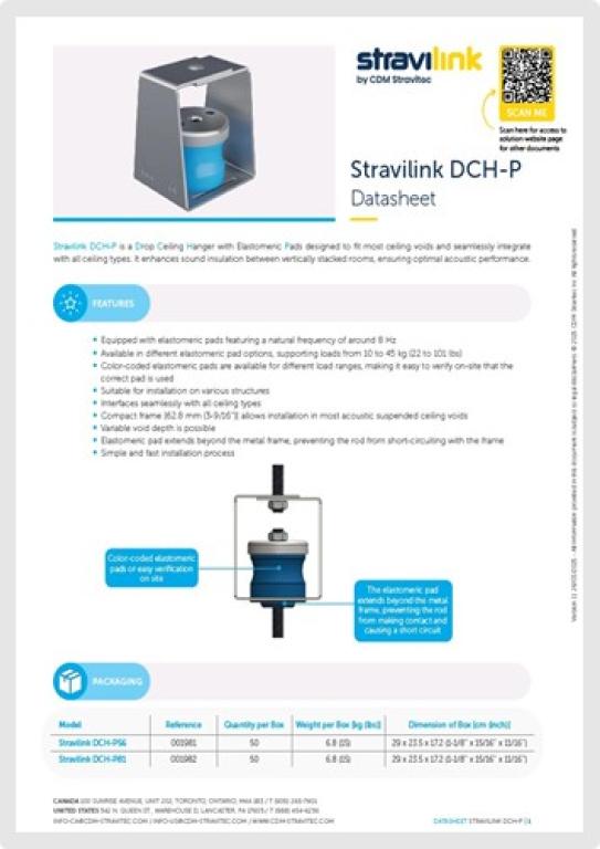 Datasheet Stravilink DCH-P (US-CA)