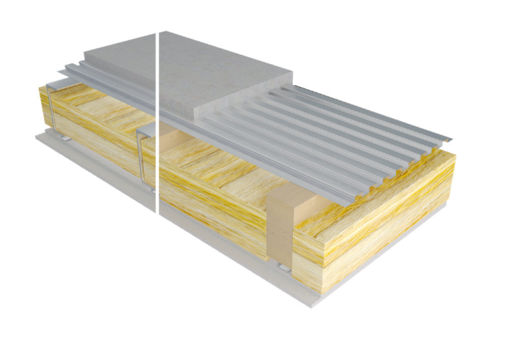 LEWIS Deck (wood + steel beams)